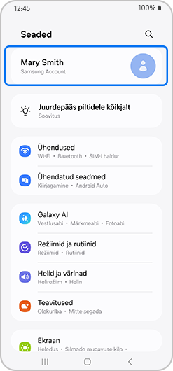 Samsungi konto