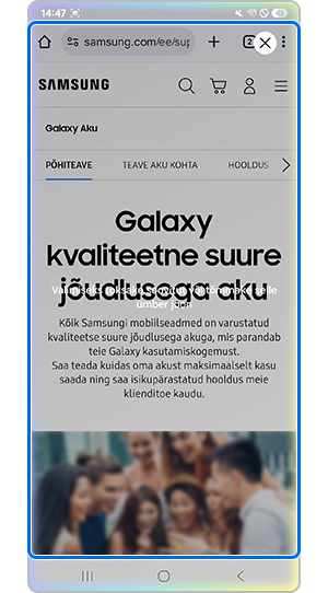 Funktsiooniga kasutatava teksti valimine