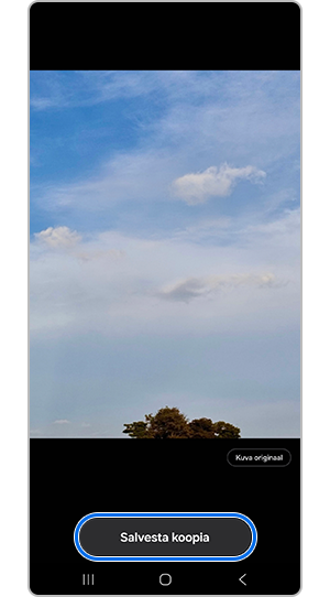 Genereeritud pildi salvestamine