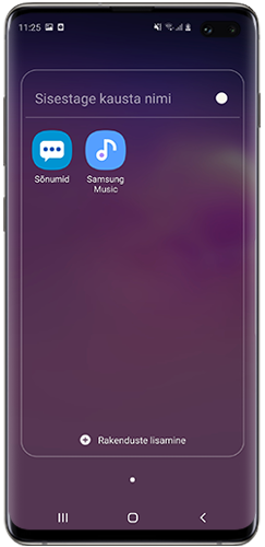 Lohistage rakendus teise rakenduse kohale