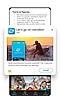 Samsung Global Goals واجهة مكبرة عينة محاكاة في التطبيق الإعلان.