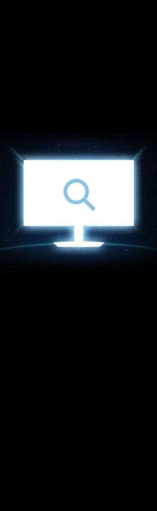 صورة مع أيقونة عدسة مكبرة.