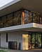 Stylish house with black outdoor unit