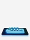 Se ve un Galaxy Z Flip7 plegado desde la pantalla externa con un icono de batería en la parte superior. La capacidad de la batería es de 4300 miliamperios hora.