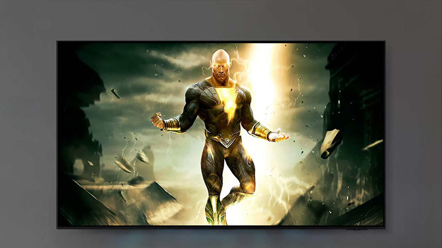 Pelicula 4k en un televisor OLED