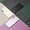 Cuatro móviles Samsung Galaxy s23 de diferentes colores cada uno