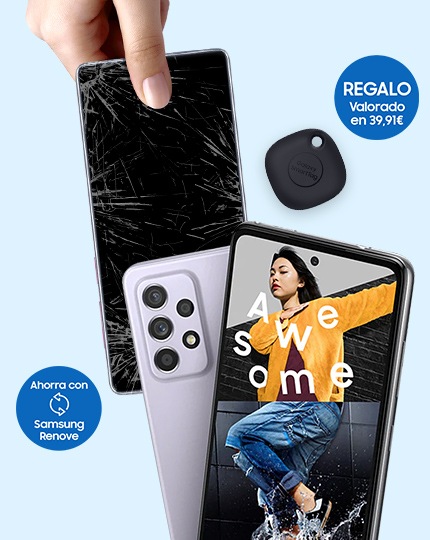 Te regalamos 50€ en productos Galaxy al comprar tu nuevo A72*