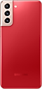 Vista trasera del Galaxy S21 Plus 5G en color rojo