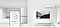 Espacio moderno con frigorífico de acero inoxidable, aire acondicionado en la pared y televisor de pantalla plana mostrando la imagen panorámica de las montañas. Una pantalla de smartphone muestra la función “Consumo energético del dispositivo” con un informe de ahorro energético que indica una reducción del 7,5 % en el uso.