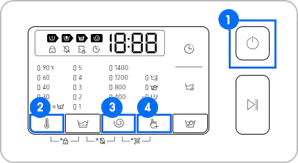 Cómo desactivar el modo tienda en tu lavadora