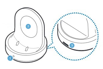 Base inalámbrica cargador Galaxy Watch