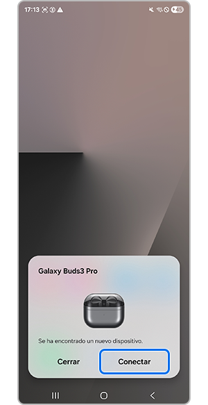 Toca conectar cuando aparezca la ventana emergente de QuickPair