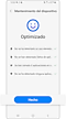 Selecciona Hecho para terminar la optimización