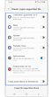 Seleccionar el tipo de datos que quieres subir a Samsung Cloud