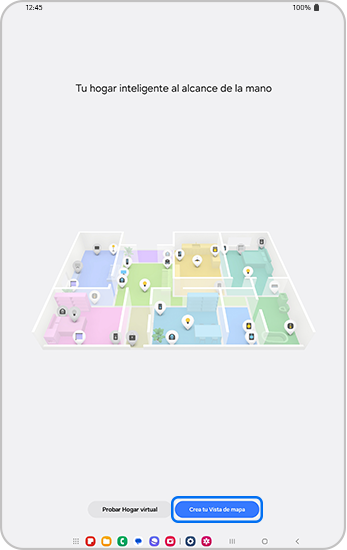 Pantalla de Crear Vista de Mapa