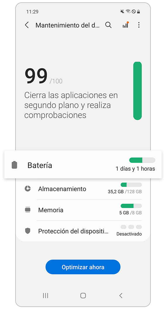 Mantenimiento batería