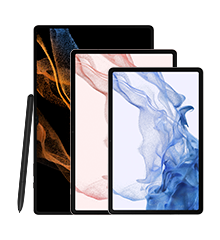 frente de la tablet Samsung Tab A8