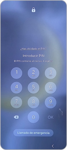 Pulsa Olvidé el PIN después de cinco intentos fallidos