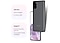 Two Galaxy S20 Ultra phones, one shown from the rear and the other shown from the front with a graphic purple wallpaper onscreen. A graphic says Service, Knox Configure, E-FOTA on MDM. Another graphic says Support, Extensive security patches, Guaranteed market availability
