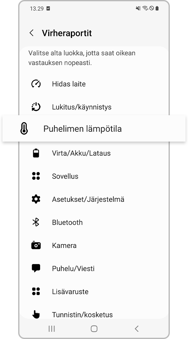 virheraportit, vaihe 2