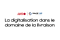 La digitalisation dans le domaine de la livraison
