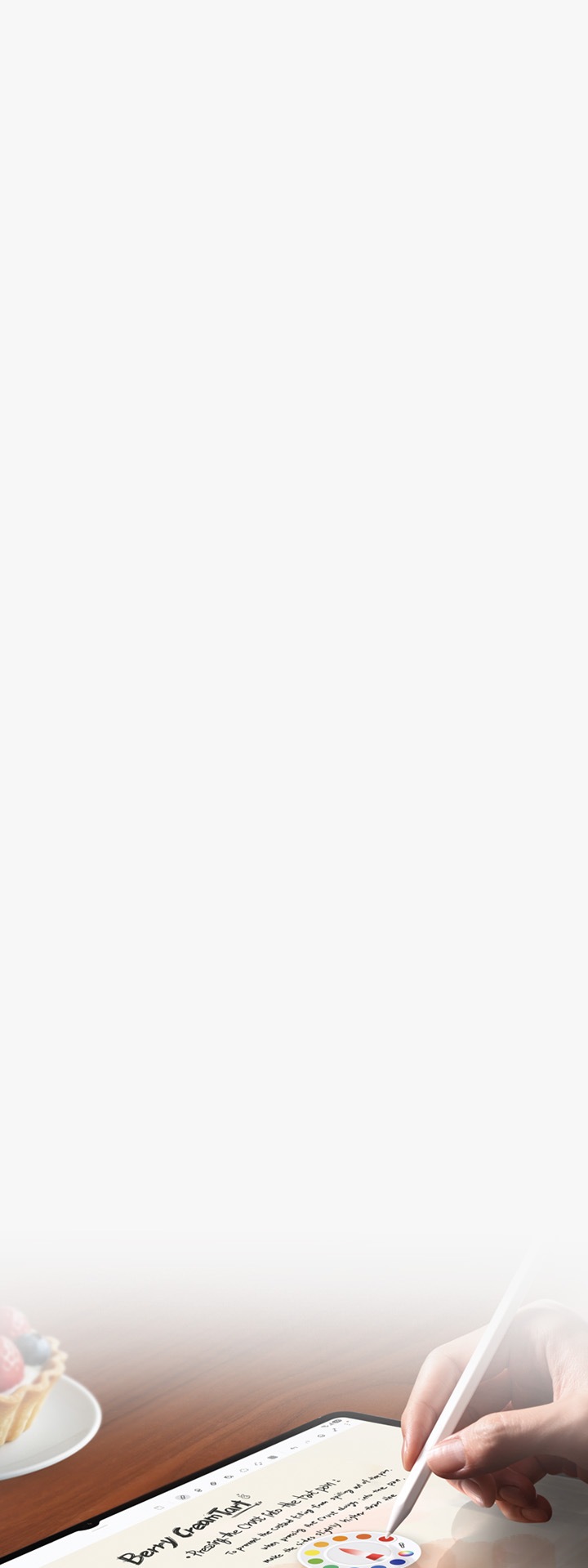 Un designer dessine sur une tablette Galaxy Tab S11 Ultra avec un stylet S Pen