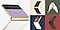 5 combinaisons de couleurs différentes des appareils Galaxy Z Flip4 Bespoke Edition sont placées sur 5 fonds de couleurs différentes dans l'image. L'un est debout, à moitié ouvert et incliné vers la gauche, trois autres sont debout, à moitié ouverts et inclinés vers la droite et le dernier est tourné vers le bas en mode Flex.