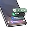Partie du Galaxy S25 Ultra affichant l'écran de verrouillage. Différents widgets sont empilés les uns sur les autres pour indiquer les différentes fonctionnalités accessibles via la barre d'outils.