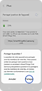Confirmation du Partage de la position d’un appareil sur l’application SmartThings Find