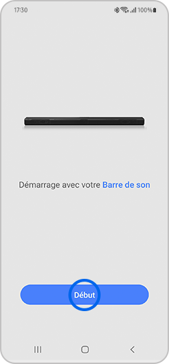 Aperçu de de l'ajout d'une barre de son sur l'application SmartThings
