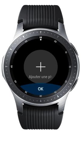 Appuyez sur l’écran tactile et sélectionnez ajouter une photo
