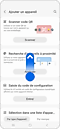 Défilement de l’écran d’ajout d’un appareil à SmartThings
