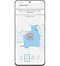 Icône Salle de bain entourée d'un cadre bleu dans l'application SmartThings