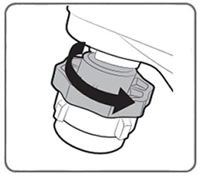 Serrez les écrous de blocage