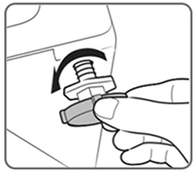 Tournez manuellement les pieds réglables