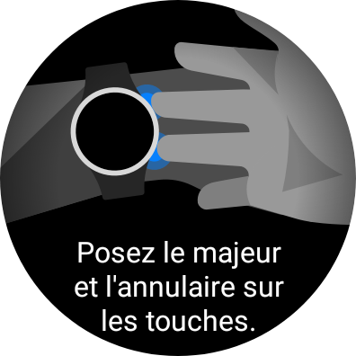 Mesurer la composition corporelle avec ma Galaxy Watch4.