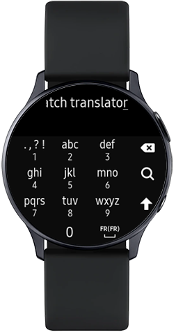 Image décrivant comment rechercher une application à installer sur votre Galaxy Watch Active2