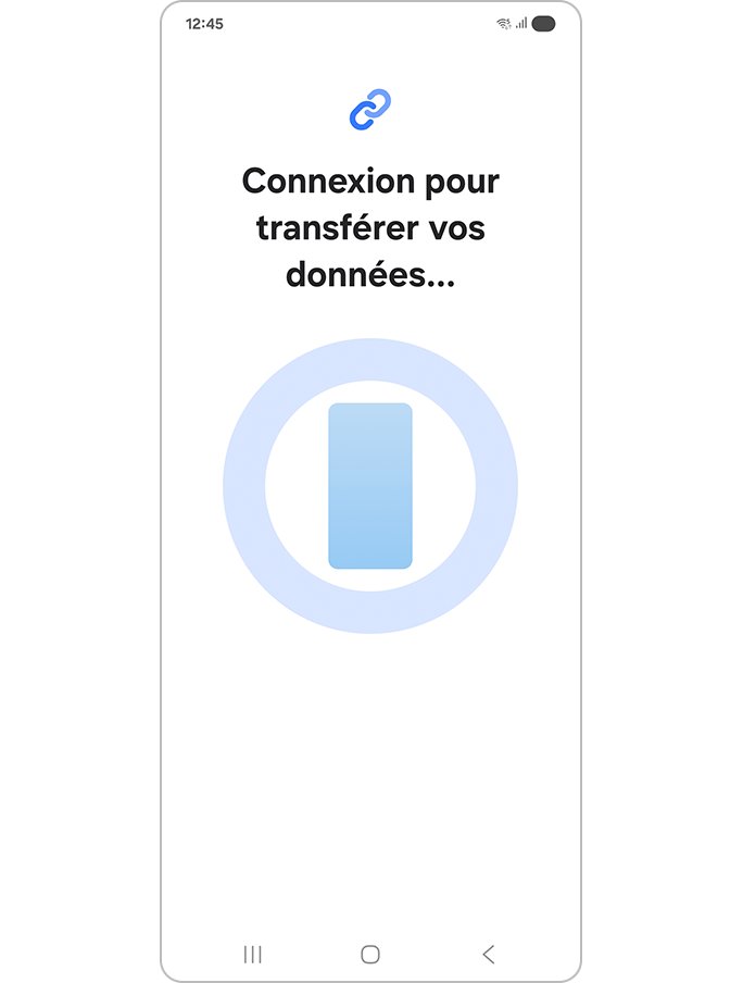 Connexion pour transférer vos données