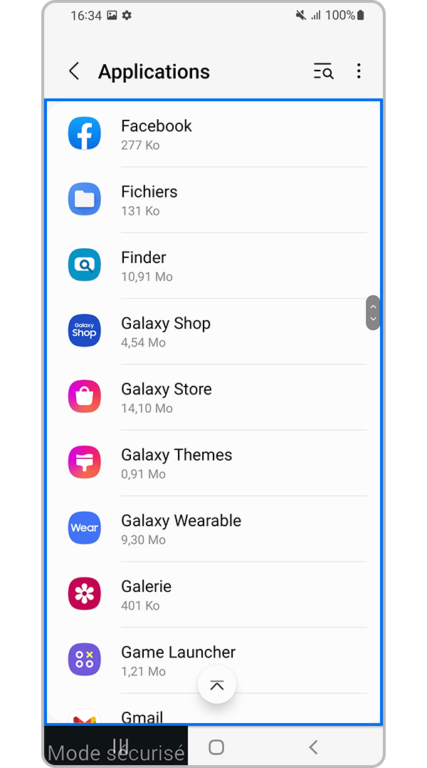 Identifiez les applications inconnues ou malveillantes