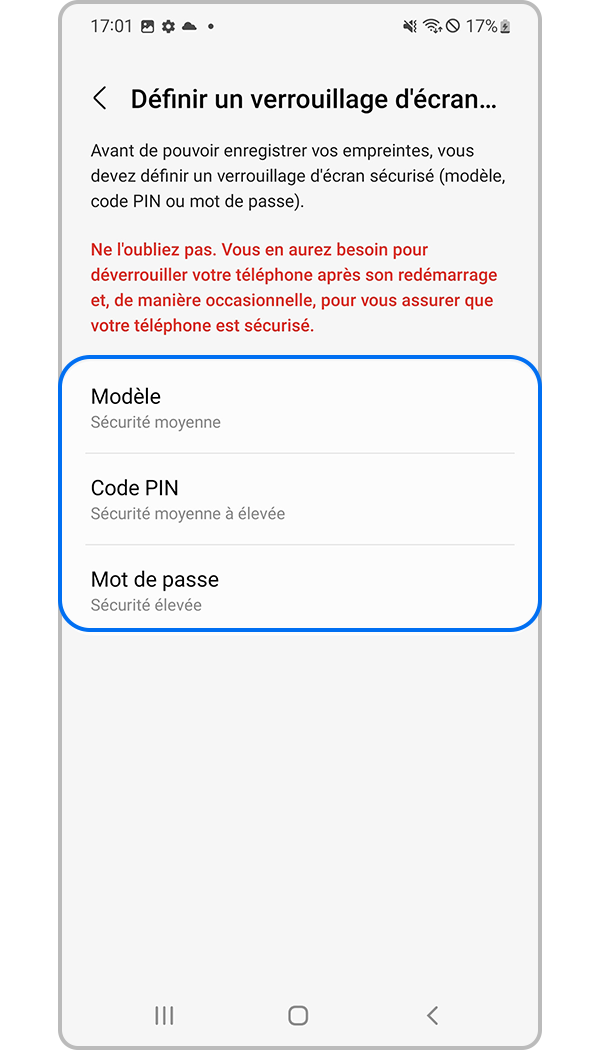 reconnaissance d’empreinte digitale - étape 4