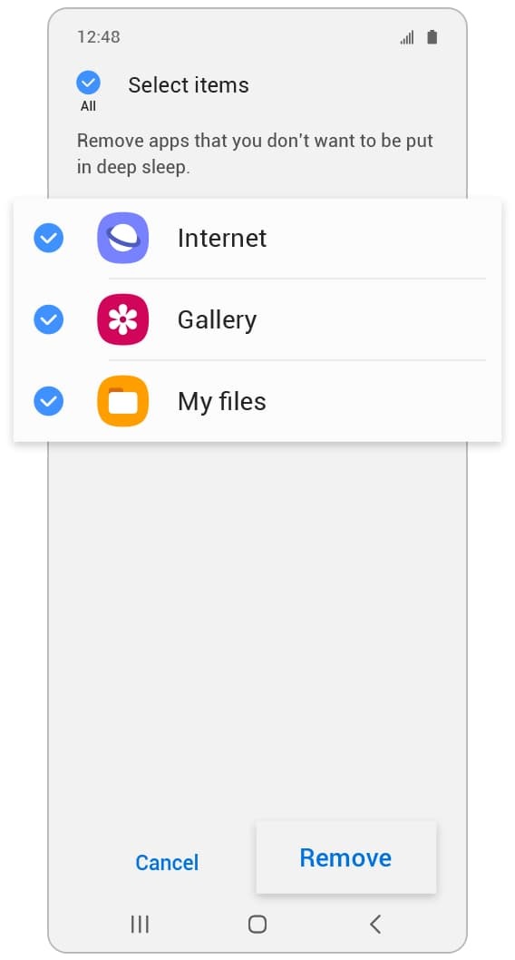Confirmez en appuyant sur Supprimer