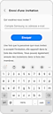 Aperçu d'une invitation par email à SmartThings