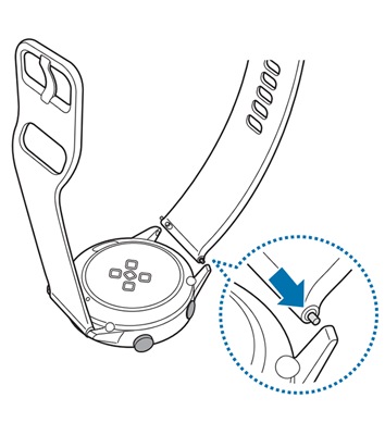 Insérez l’une des extrémités de la barrette