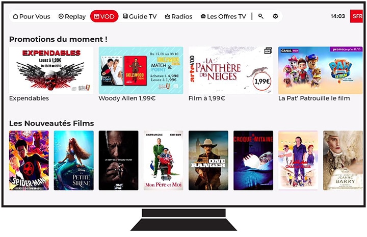Catégorie VOD mytf1