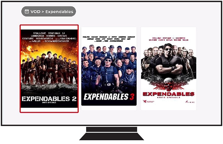 vignettes de la VOD « Expendables »