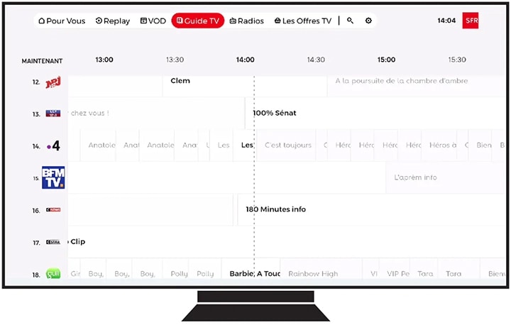 catégorie « Guide TV ».