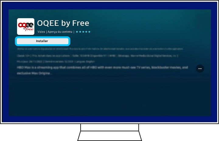 Installation de l’application OQEE sur un téléviseur Samsung