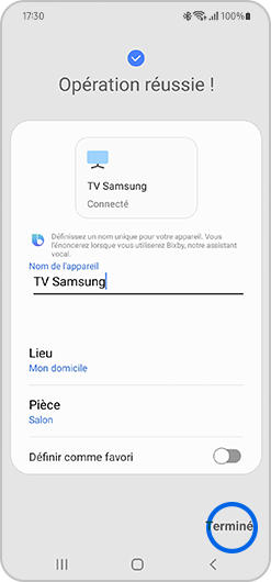 Configuration d'une barre de son Samsung connectée à l'application SmartThings