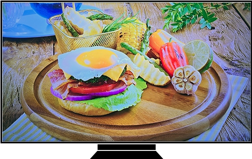 Exemple de test vidéo du Diagnostic automatique sur un téléviseur Samsung