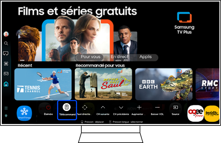 Configurer la Télécommande mobile sur votre appareil